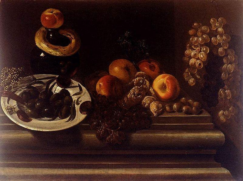 Juan Bautista de Espinosa Still Life Of Fruits And A Plate Of Olives
